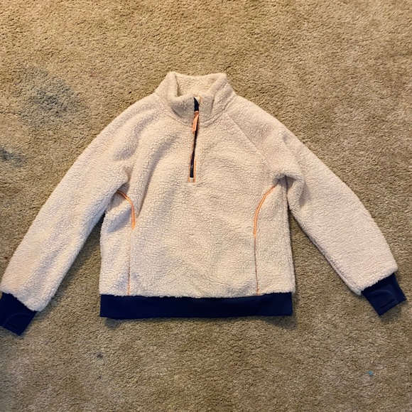 Athleta Other - athleta girl so snug sherpa half zip